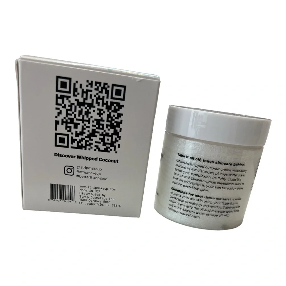 Strip Makeup Whipped Coconut Makeup Remover NIP 100ml/3.4 fl oz